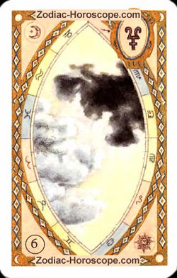 The clouds astrological Lenormand Tarot