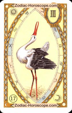 The stork, monthly Love and Health horoscope June Capricorn