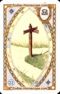 The crossroads astrological Lenormand Tarot