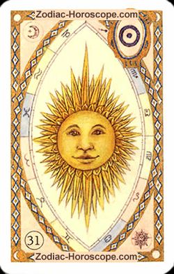 The sun, monthly Love and Health horoscope August Capricorn