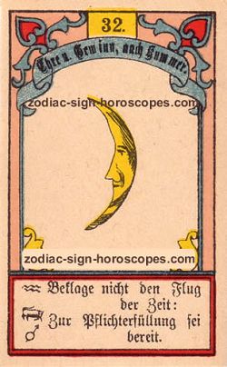 The moon, monthly Capricorn horoscope October