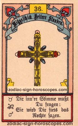 The cross, single love horoscope capricorn